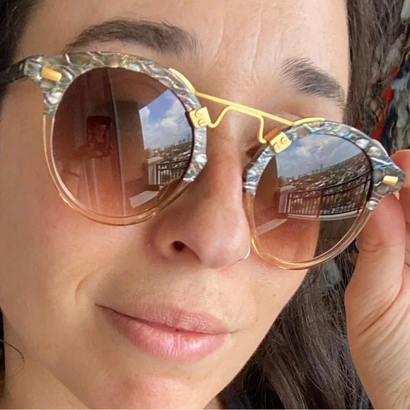 KREWE sunglasses ST. LOUIS CLASSICS COMO TO PETAL 24K - Picture 7 of 7